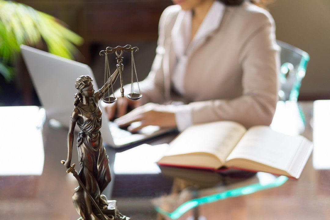 Lady Justice Statue And A Child Abuse Lawyer 