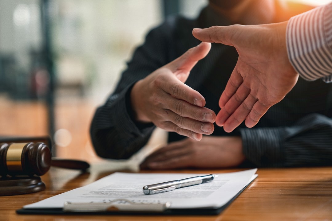 Personal Injury Lawyer Meeting